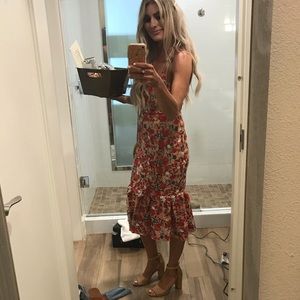 lovers and friends under the stars midi dress